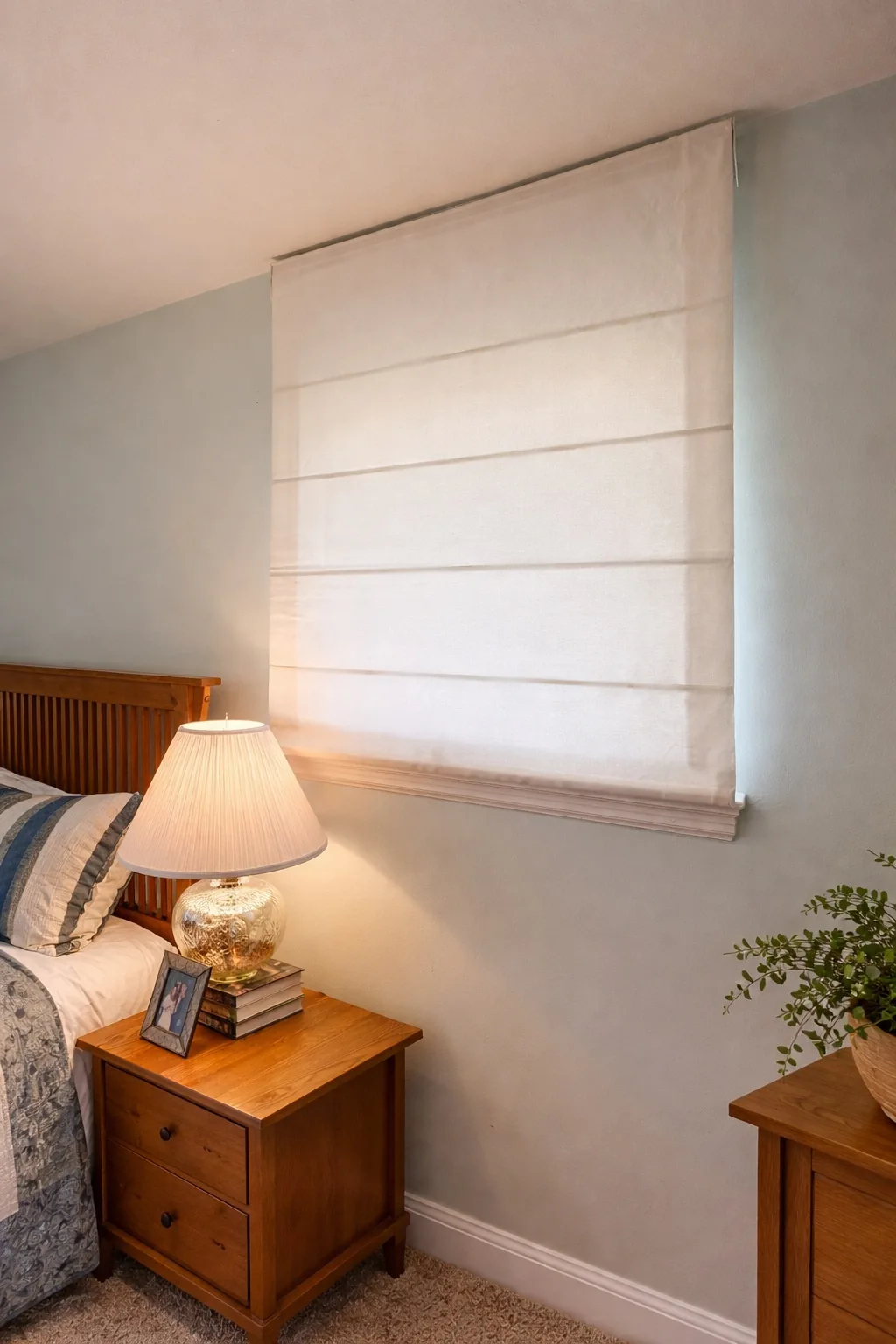 Roman shades installed in Tanque Verde, Tucson, AZ by Love Is Blinds Arizona