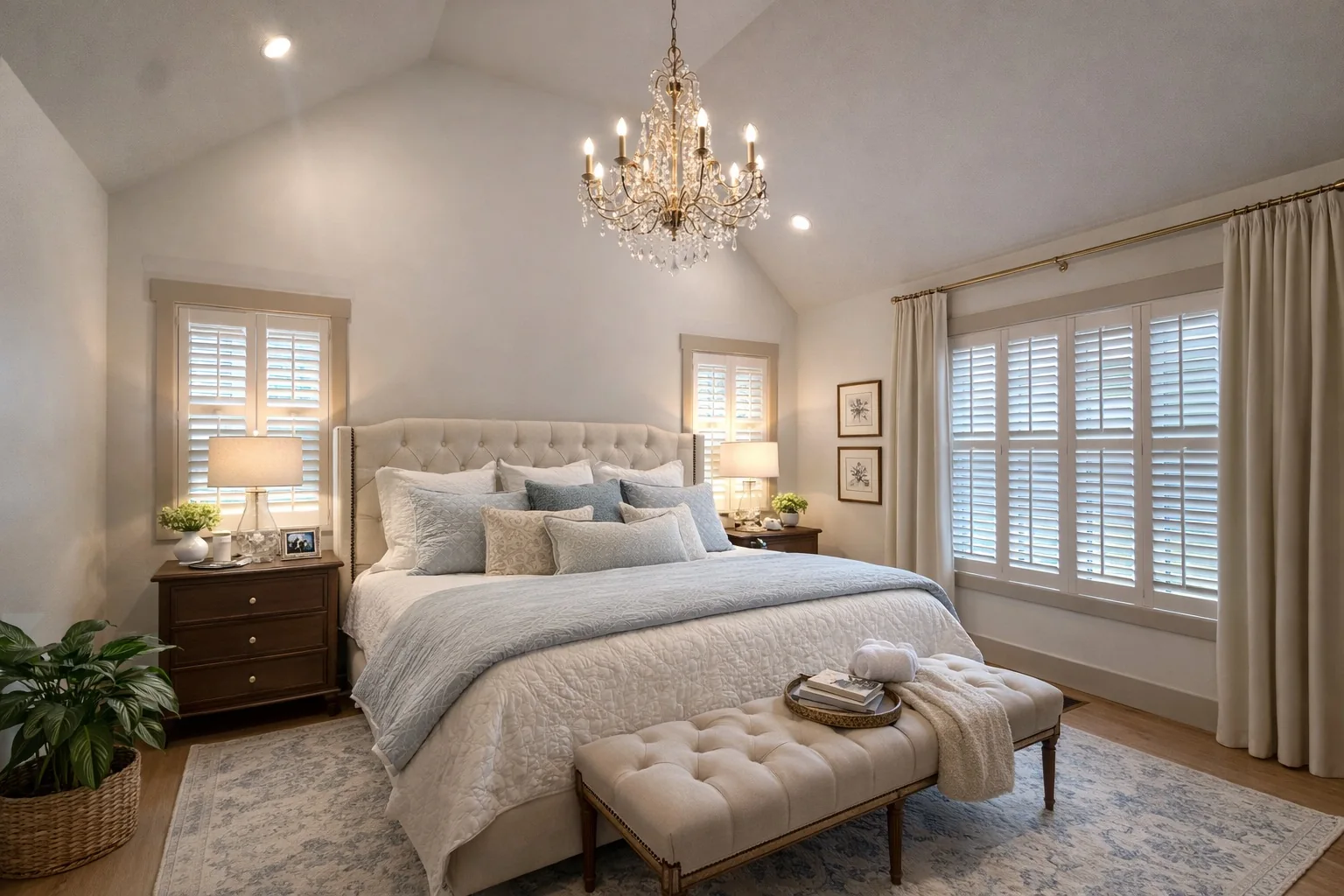 Drapery installation by Love Is Blinds Arizona